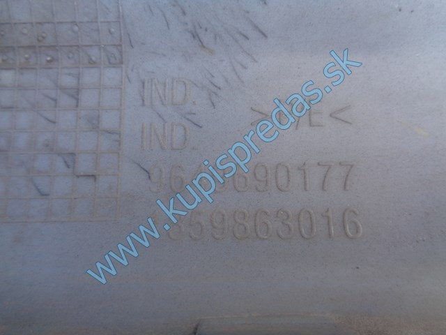 zadný nárazník na peugeot 207 HB, 9649690177